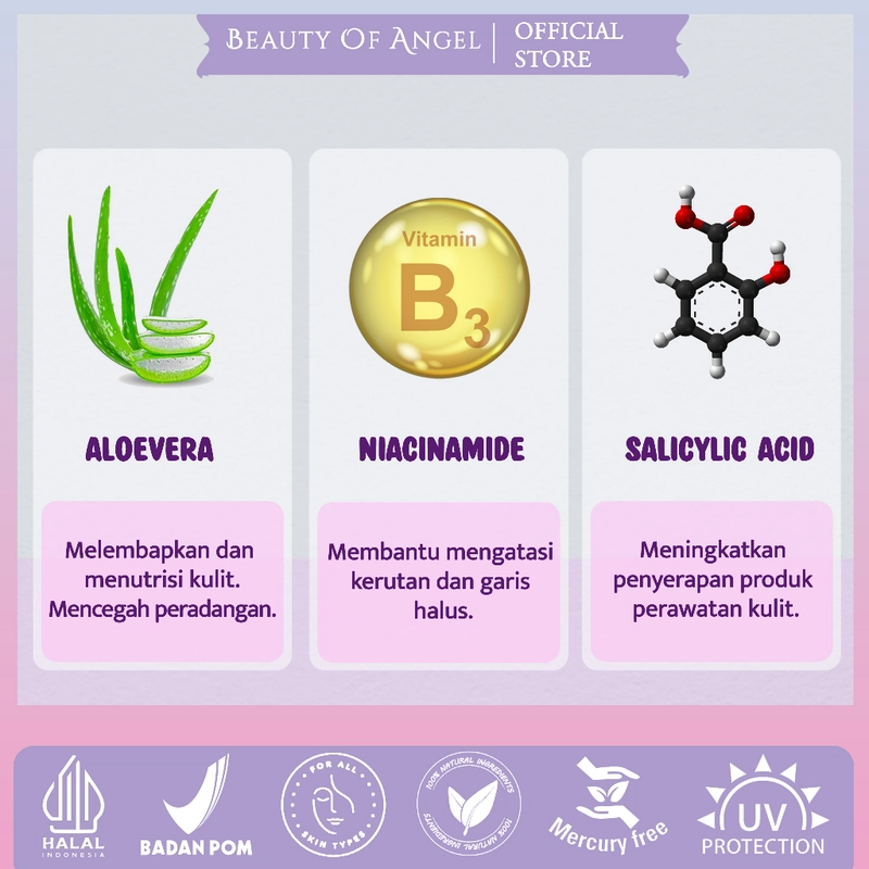 Product image Collagen Facial Hydrating Toner 100 ml BOA with Aloevera Extract Niacinamade Melembapkan & Menyeimbangkan Ph Kulit BPOM Beauty Of Angel all variant all variant